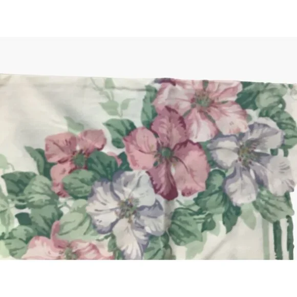 2 Sanderson Floral Standard Pillowcases Pink Lavender Flowers Floral 30" x 19" - Picture 8 of 8